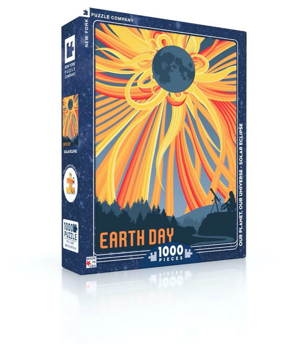 New York Puzzle Company Solar Eclipse, 1000 Piece Jigsaw Puzzle