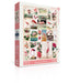 New York Puzzle Company Flamingos and Flowers, 1000 Piece Jigsaw Puzzle