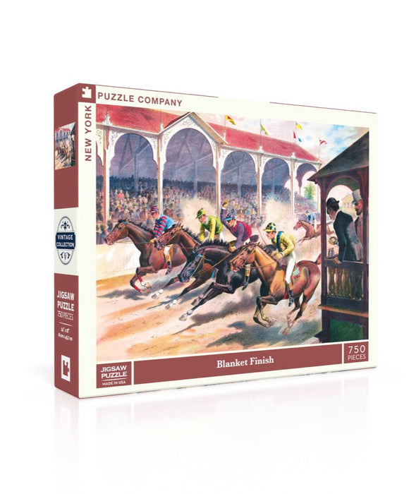New York Puzzle Company Blanket Finish, 750 Piece Jigsaw Puzzle