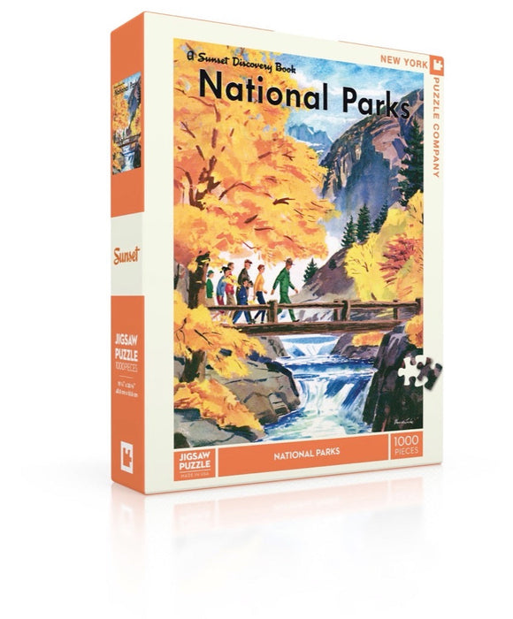 New York Puzzle Company National Parks, 1000 Piece Jigsaw Puzzle