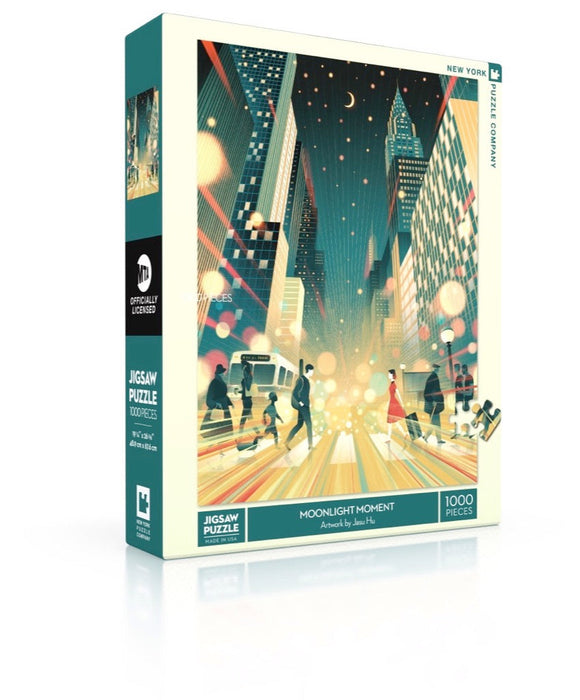 New York Puzzle Company Moonlight Moment, 1000 Piece Jigsaw Puzzle