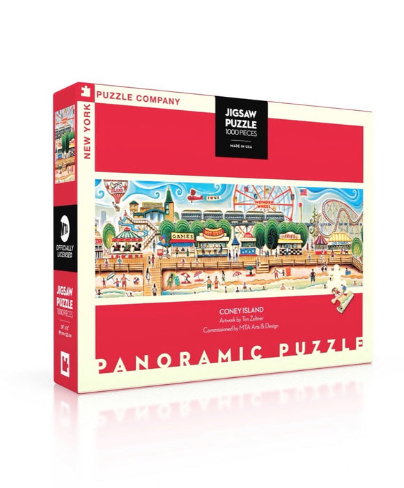 New York Puzzle Company Coney Island, 1000 Piece Jigsaw Puzzle