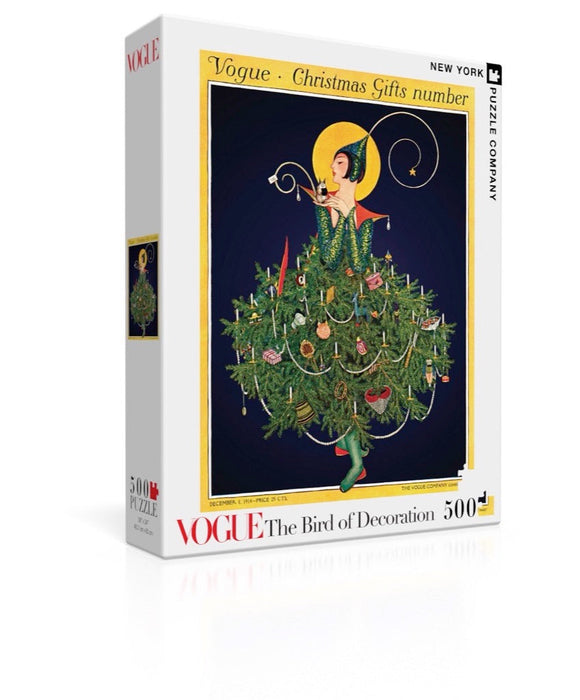 New York Puzzle Company The Bird of Decoration, 500 Piece Jigsaw Puzzle