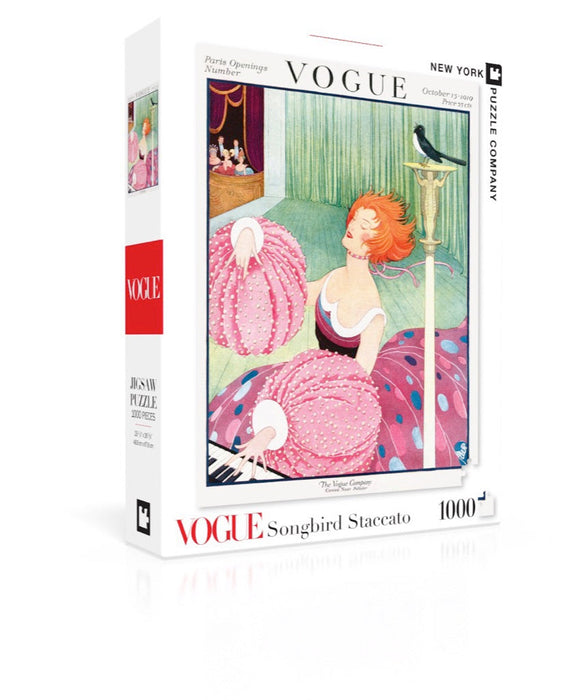 New York Puzzle Company Songbird Staccato, 1000 Piece Jigsaw Puzzle