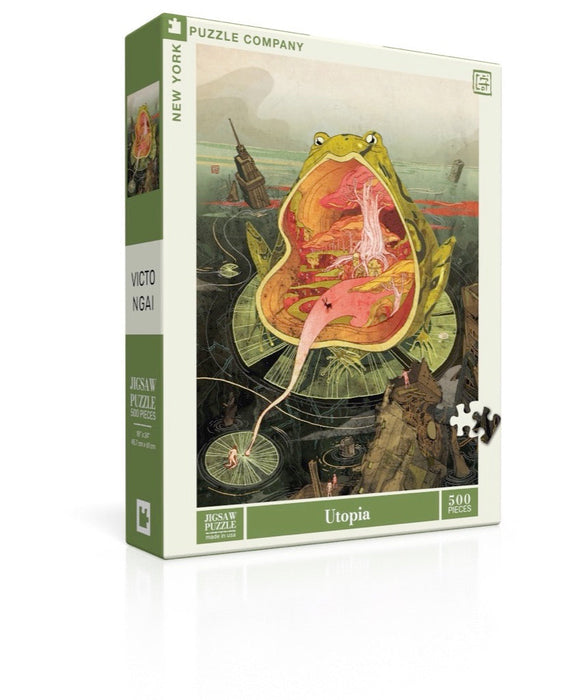 New York Puzzle Company Utopia, 500 Piece Jigsaw Puzzle