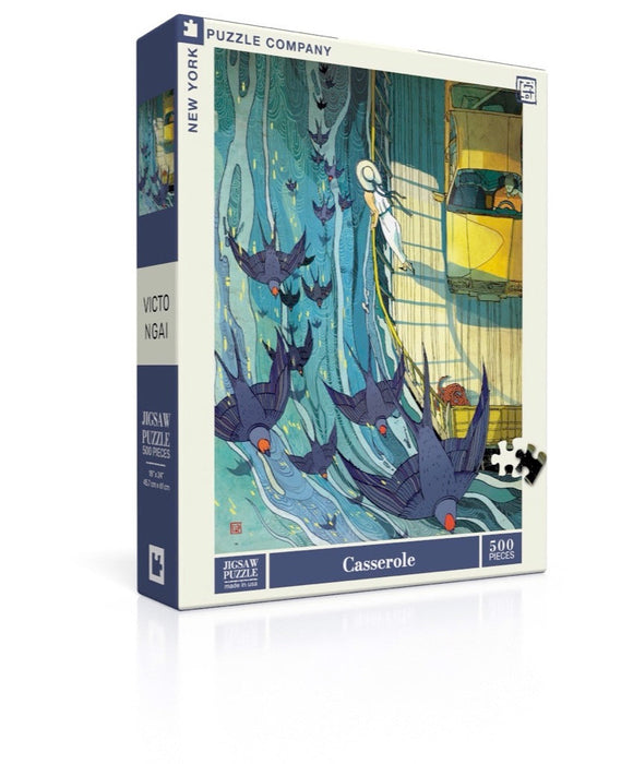 New York Puzzle Company Casserole, 500 Piece Jigsaw Puzzle
