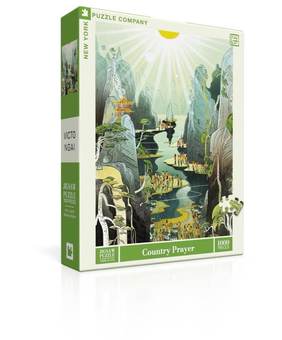 New York Puzzle Company Country Prayer, 1000 Piece Jigsaw Puzzle