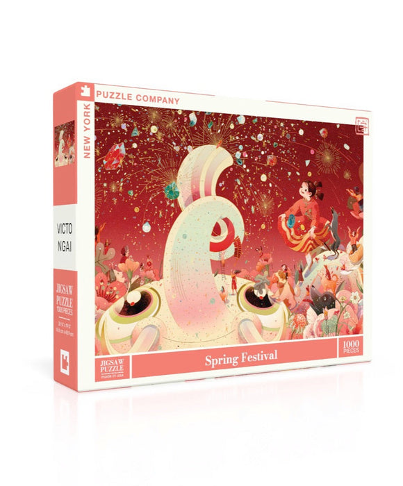 New York Puzzle Company Spring Festival, 1000 Piece Jigsaw Puzzle