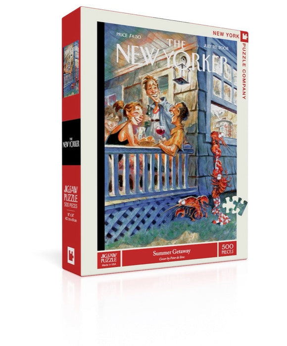 New York Puzzle Company Summer Getaway, 500 Piece Jigsaw Puzzle