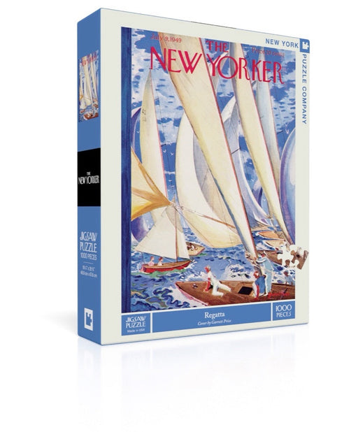 New York Puzzle Company Regatta, 1000 Piece Jigsaw Puzzle