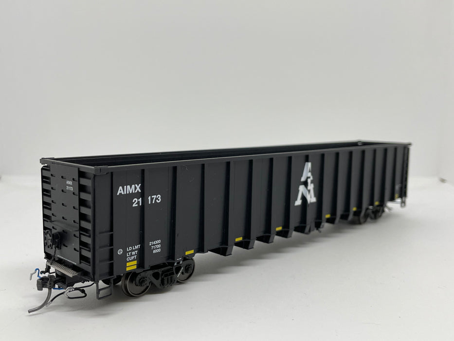 OVRTRAINS 60052 HO Scale NSC 6000 Scrap Gondola AIMX (Black) 21125