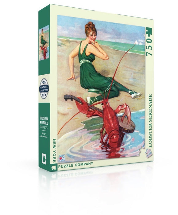 New York Puzzle Company Lobster Serenade, 750 Piece Jigsaw Puzzle