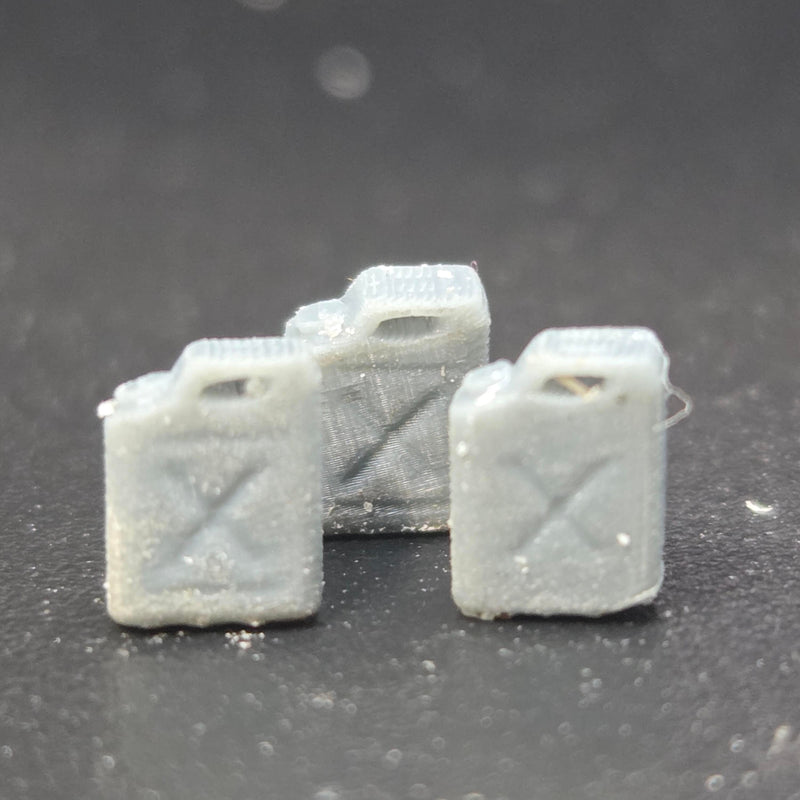 3G Resin Prints B-00038 HO Scale Plastic Fuel Jugs (Unpainted Resin Pack of 12)