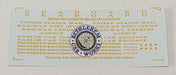 Bethlehem Car Works 213a HO Scale Seaboard Dulux Gold Decals