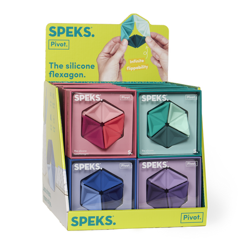 SPEKS Pivot Silicone Flexagon Sensory Tool PDQ