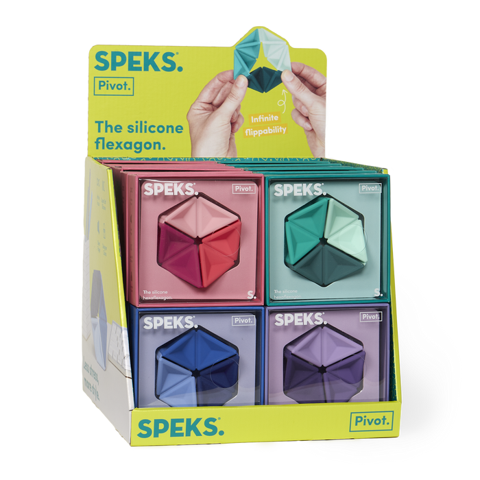 SPEKS Pivot Silicone Flexagon Sensory Tool PDQ