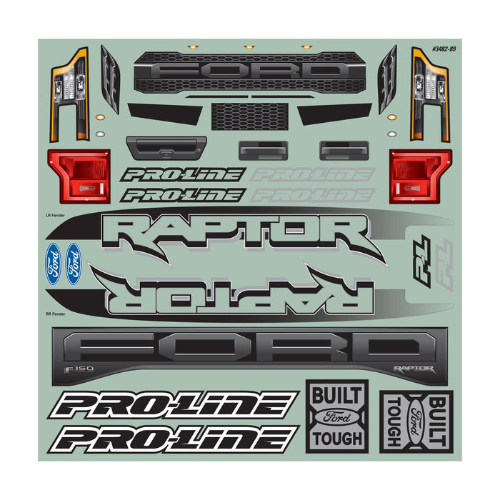 Pro-Line 3482-17 Pre-Cut 2017 Ford Raptor Clear Body for X-Maxx