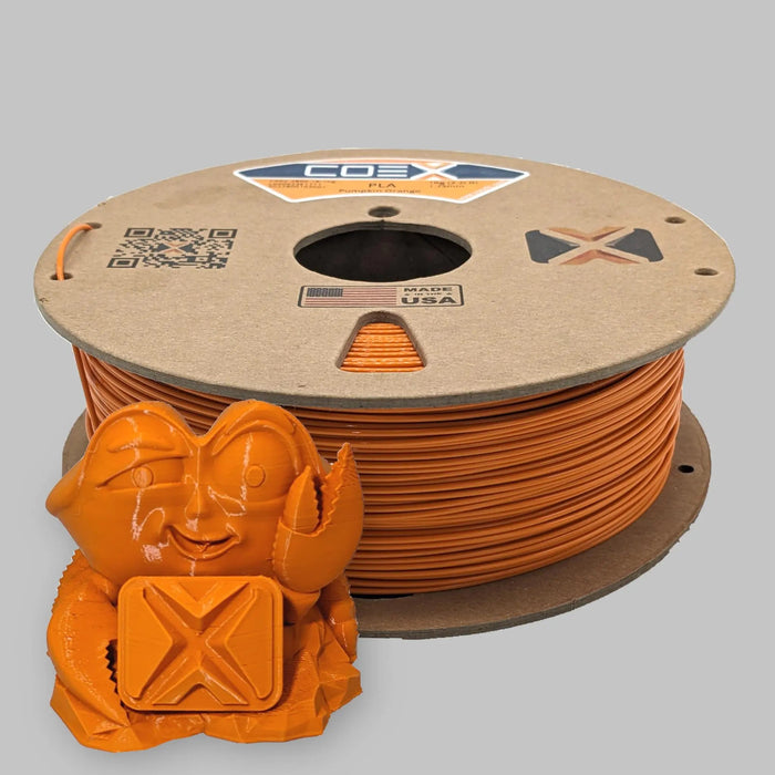 COEX 3D Pumpkin Orange PLA Prime 3D Filament