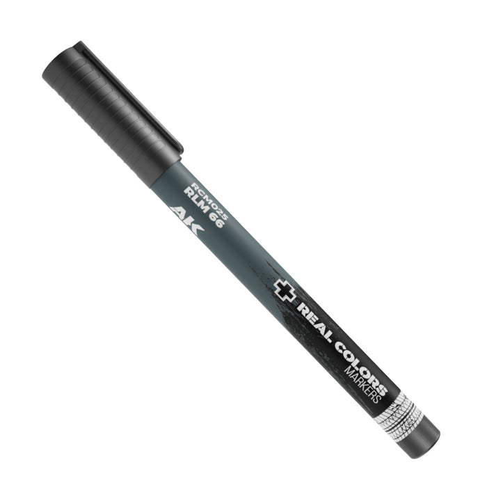 AK Interactive RCM025 Real Color Paint Marker - Dark Grey RLM66