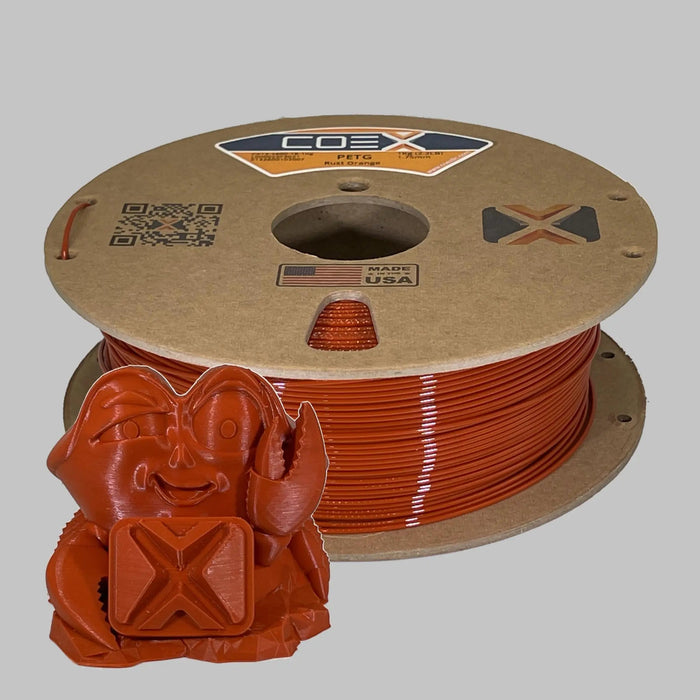 COEX 3D Rust Orange PETG 3D Filament