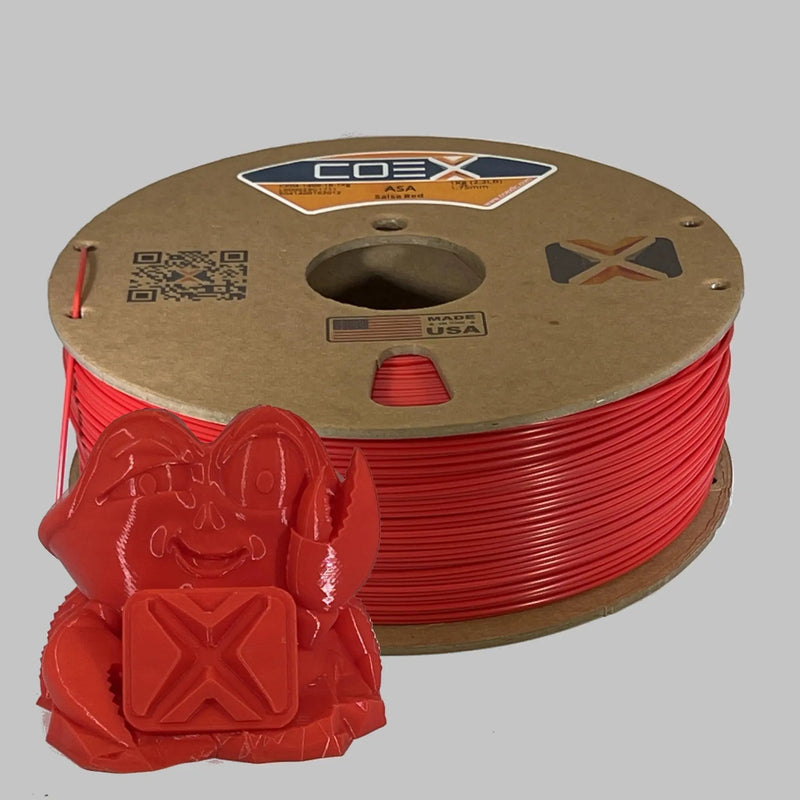 COEX 3D Salsa Red ASA Prime 3D Filament