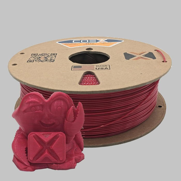 COEX 3D Scarlet Red PETG 3D Filament