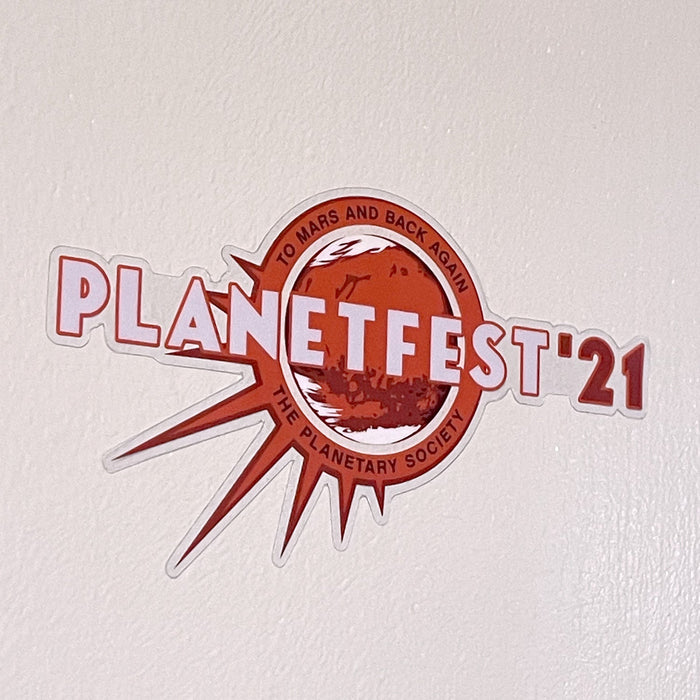 Chop Shop Studio Planetfest '21 Sticker for The Planetary Society