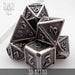 DND DICE 3D Retro Metal Dice Set