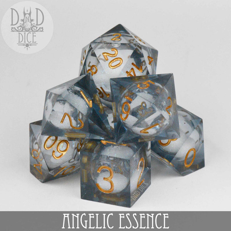 DND DICE Angelic Essence Liquid Core Dice Set