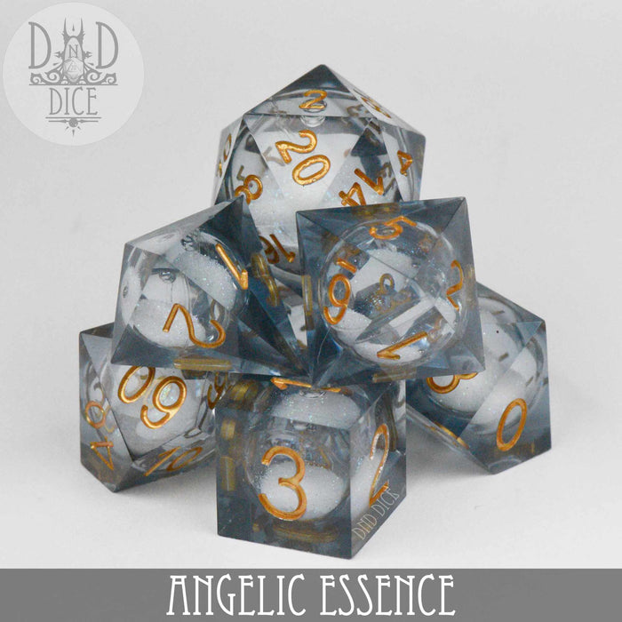DND DICE Angelic Essence Liquid Core Dice Set