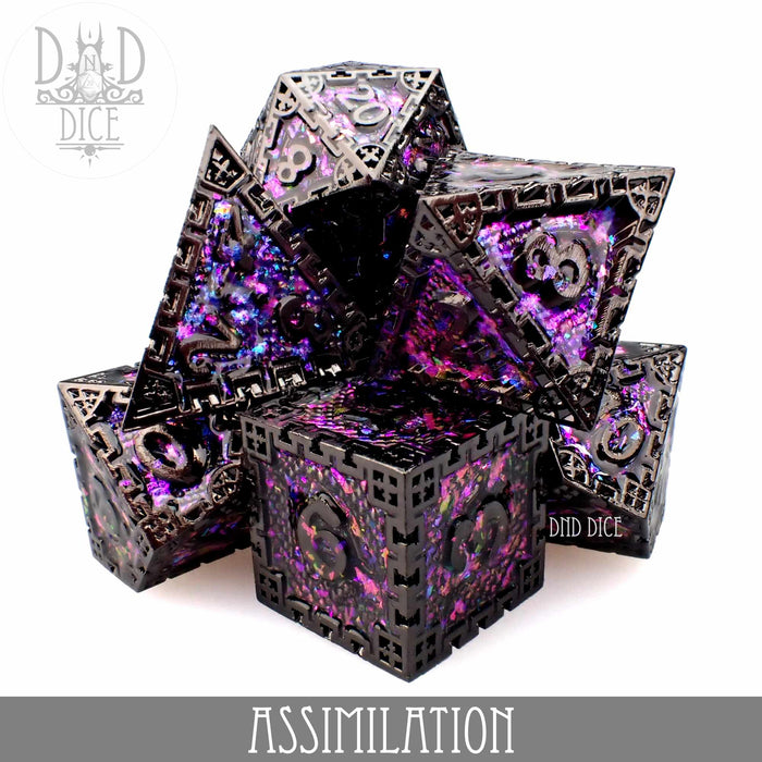 DND DICE Assimilation Metal Dice Set