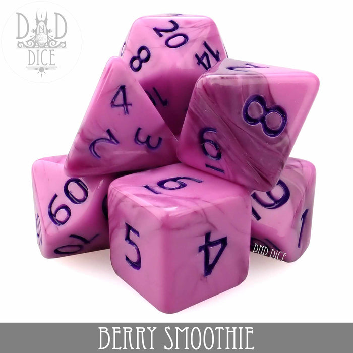 DND DICE Berry Smoothie Dice Set
