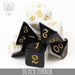 DND DICE Black Mirror Dice Set
