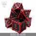 DND DICE Bonds of Blood Metal Dice Set