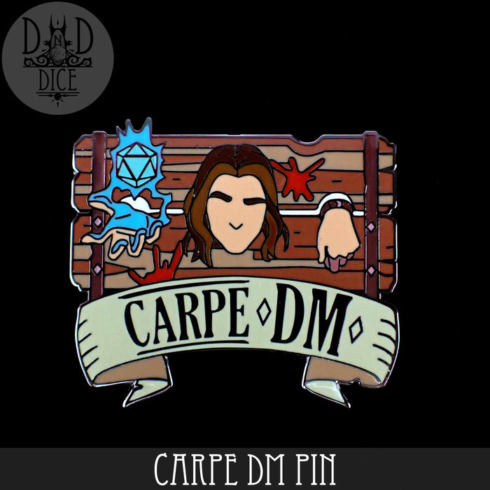 DND DICE Carpe Diem Enamel Pin