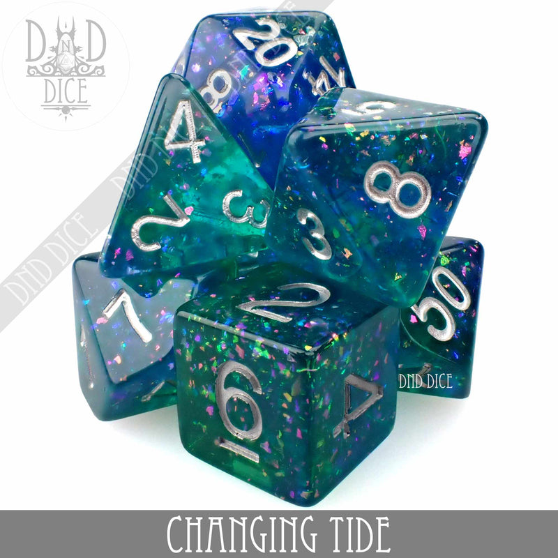 DND DICE Changing Tide Dice Set