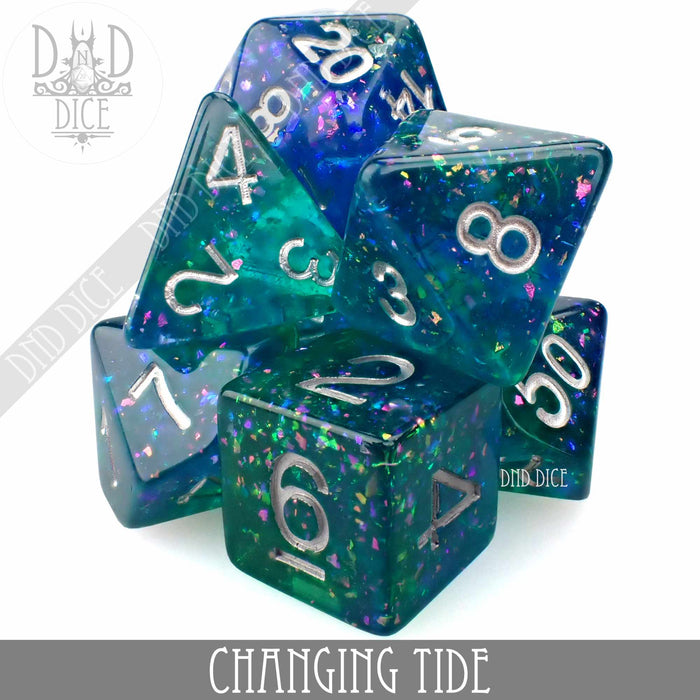 DND DICE Changing Tide Dice Set