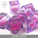 DND DICE Cherry Bomb Liquid Core Dice Set