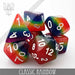 DND DICE Classic Rainbow Dice Set