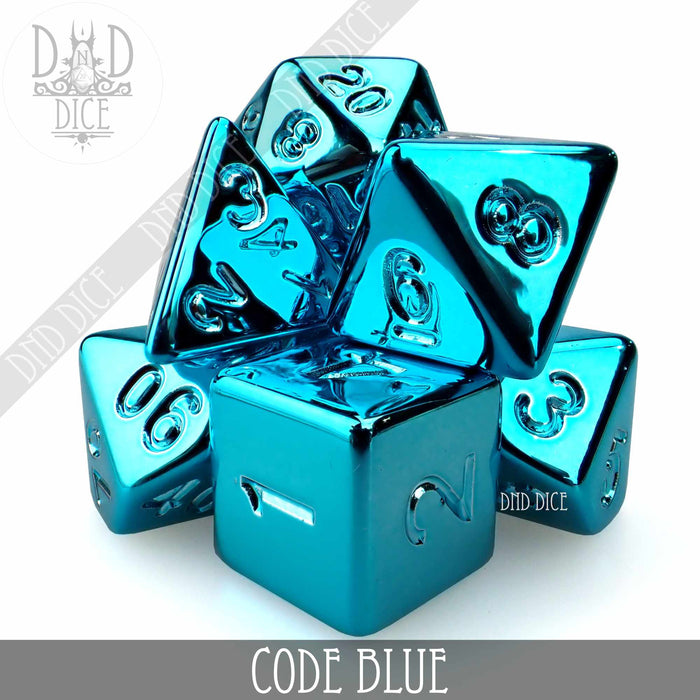 DND DICE Code Blue Dice Set