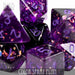DND DICE Color Spray Plum Dice Set