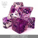 DND DICE Confetti Purple Dice Set