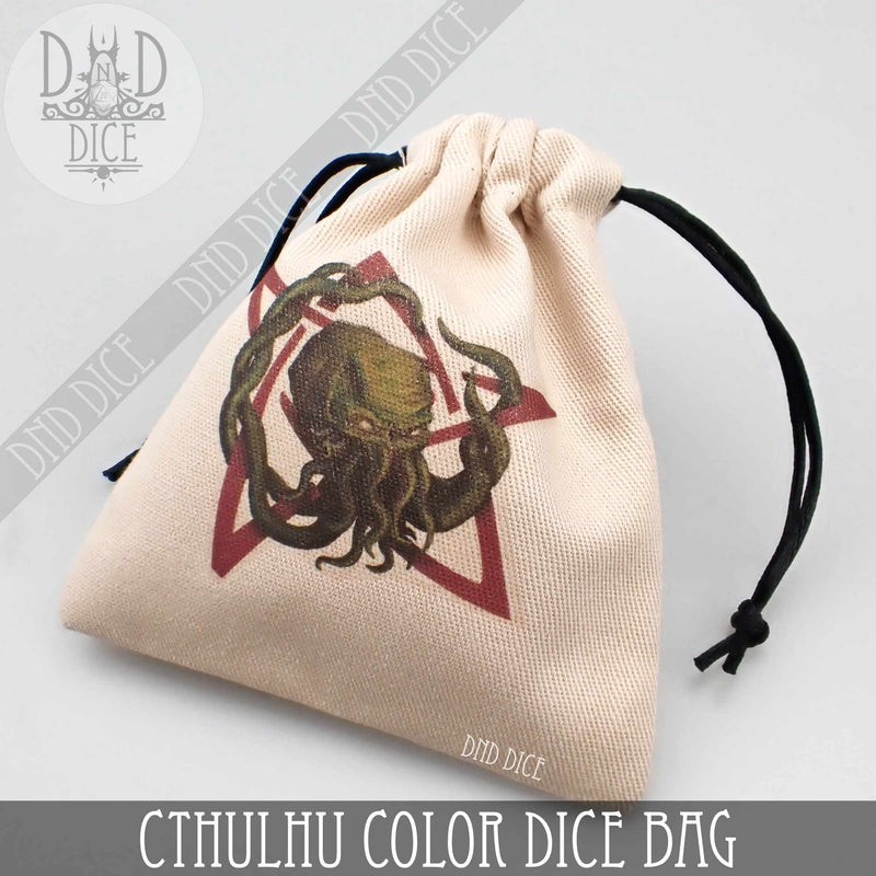 DND DICE Call of Cthulhu COLOR Dice Bag