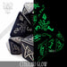 DND DICE Call of Cthulhu Glow in the Dark Dice Set