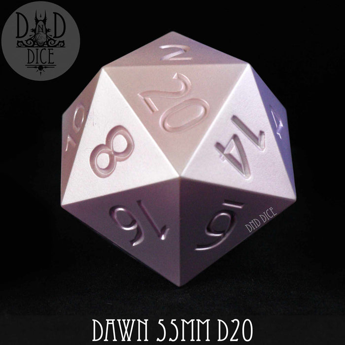 DND DICE 55mm D20 - Dawn
