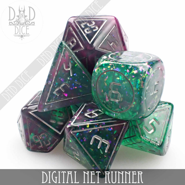 DND DICE Digital Net Runner Dice Set
