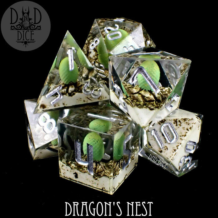DND DICE Dragon's Nest Handmade Dice Set