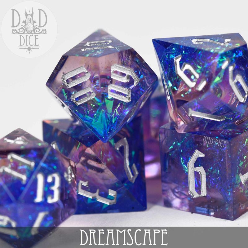 DND DICE Dreamscape Handmade Dice Set