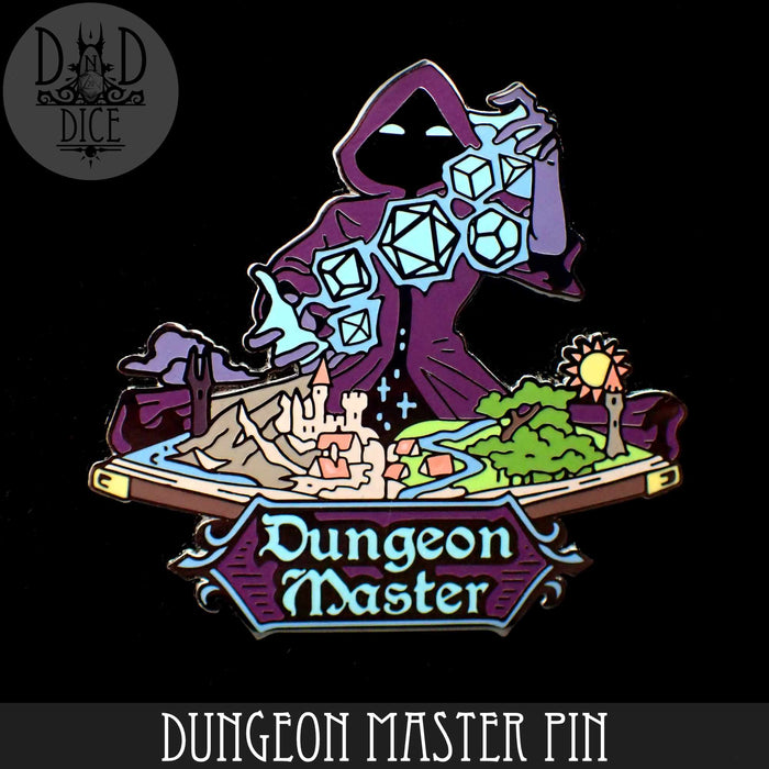 DND DICE Dungeon Master Enamel Pin