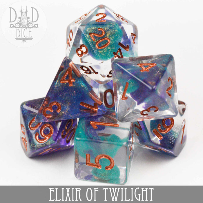 DND DICE Elixir of Twilight Dice Set